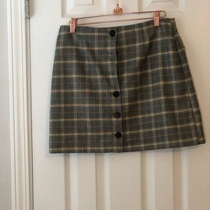 Forever 21 mini plaid skirt